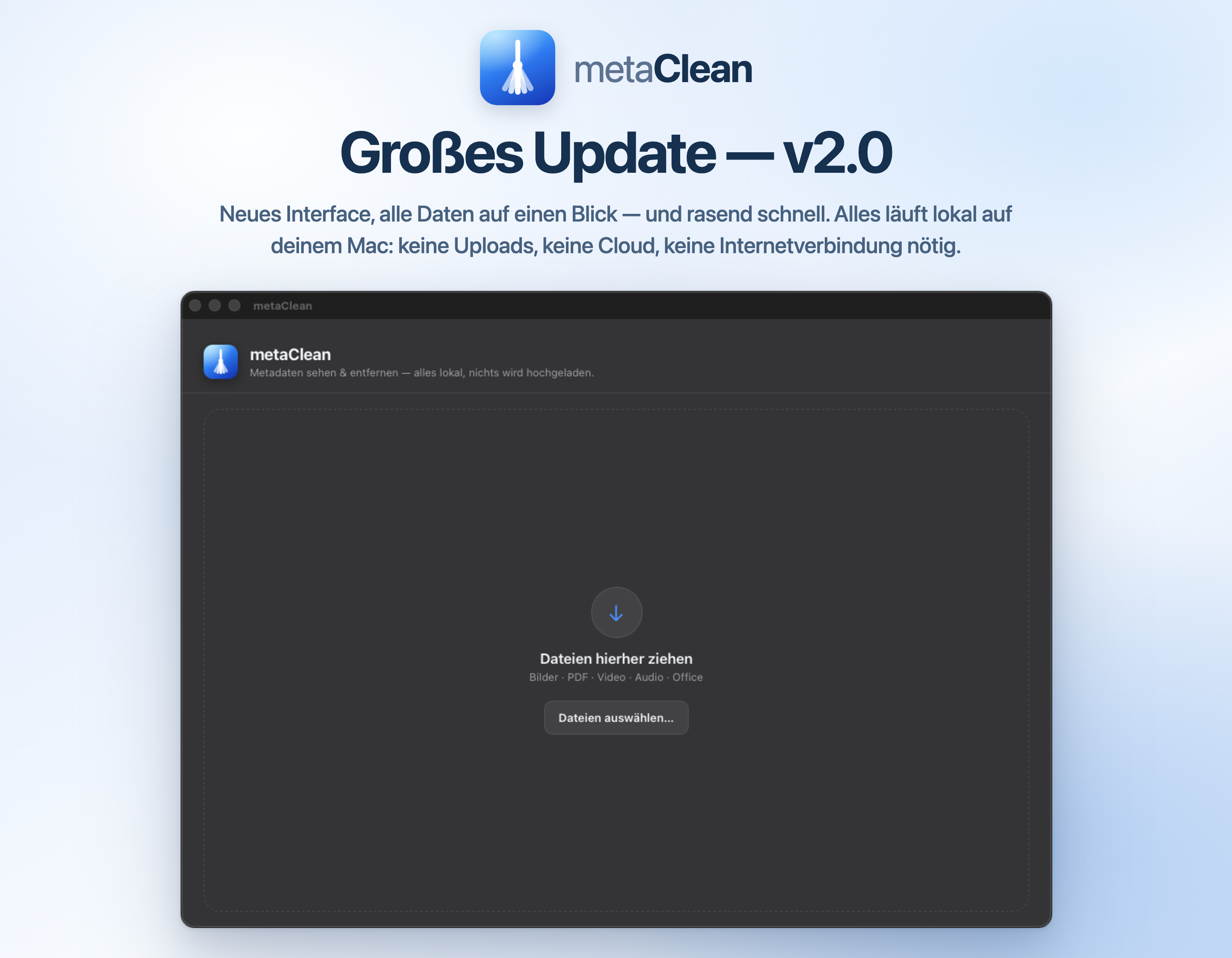 metaClean App